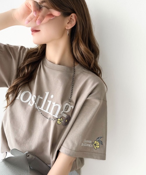 【Aelfric Eden】 バタフライ プリント Tシャツ ☆送料間税込 バタフライプリントオーバーサイズTシャツ[品番：SHNW0011275