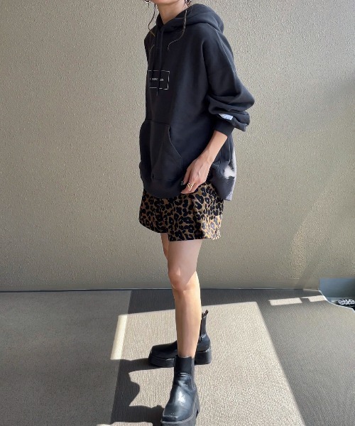 「feepur by saya」 プルオーバーパーカー MEDIUM 杢グレー レディース