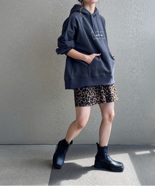 「feepur by saya」 プルオーバーパーカー MEDIUM 杢グレー レディース