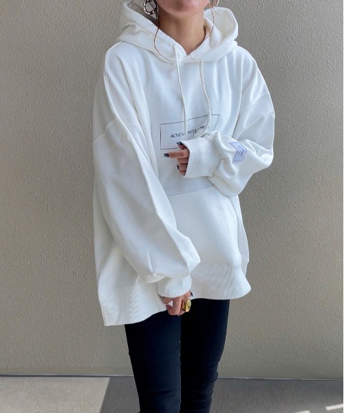 「feepur by saya」 プルオーバーパーカー MEDIUM 杢グレー レディース