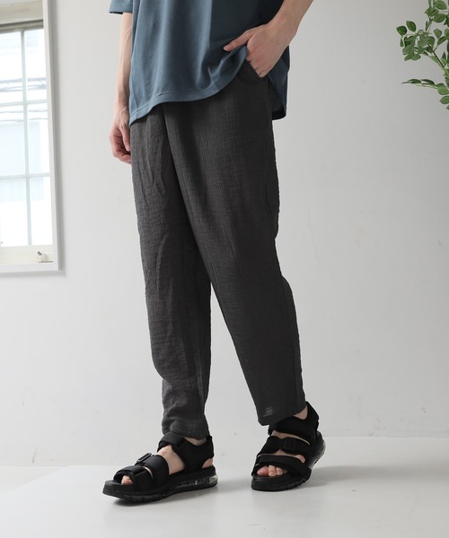 TopIsm（トップイズム） パンツ 楊柳 速乾ストレッチ アンクルサルエル