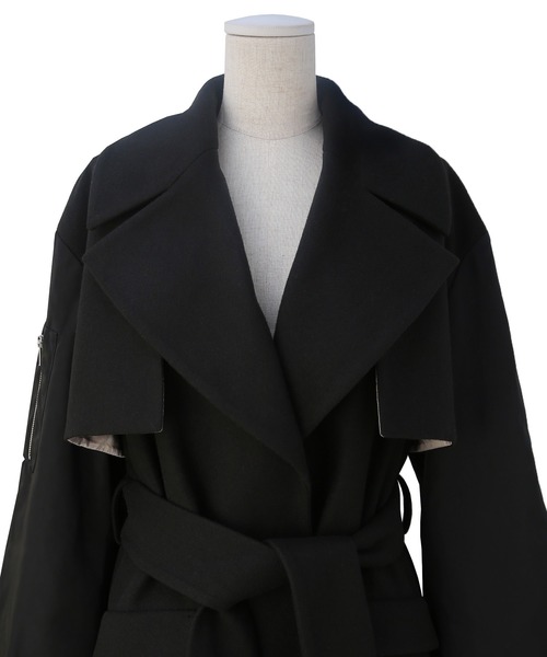 MIELI INVARIANT（ミエリインヴァリアント） コート FREE ブラック