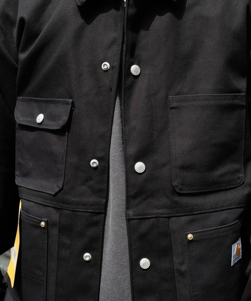 Carhartt ダークグレー カバーオール 中古・古着通販】CarHartt (カーハート) デニムカバーオール