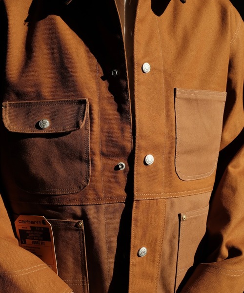 カーハート　コーデュロイジャケット　カバーオール Carhartt Duck Canvas Corduroy Coverall Engineer Jacket Made