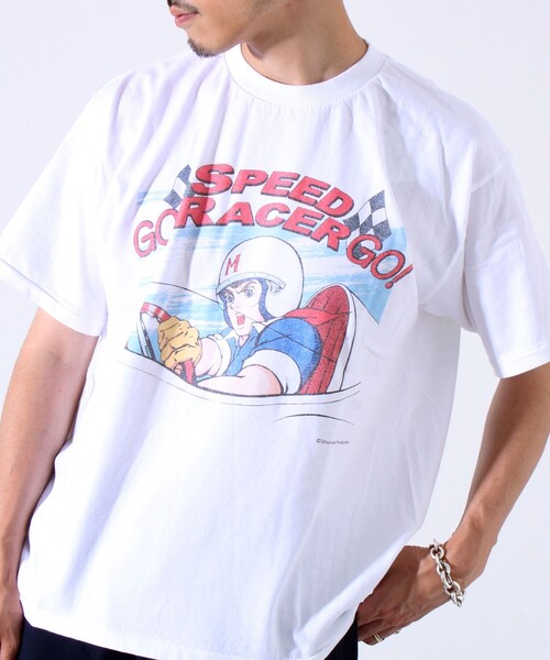 GLOSTER tシャツ 昭和アニメヒーローTシャツ（スピードレーサー