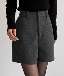 callautia（カラウティア） パンツ メルトンショートパンツ レディース