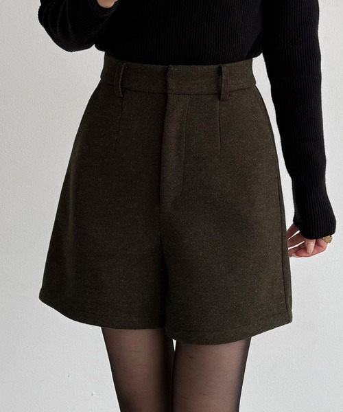 salsation レディースショートパンツ callautia（カラウティア） パンツ メルトンショートパンツ レディース
