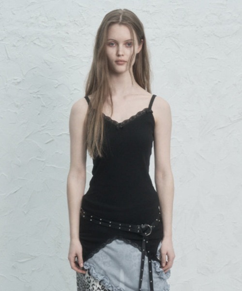キャミソール LACE UP DOWN SLEEVELESS