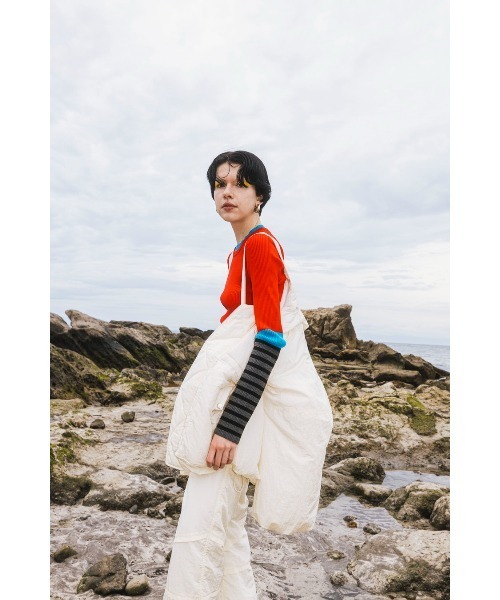 OMMO（オーエムエムオー） ニット セーター POINT BORDER BLOCKING KT