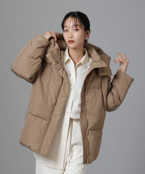 NANO universe（ナノ・ユニバース） ダウンジャケット FREE ブラック