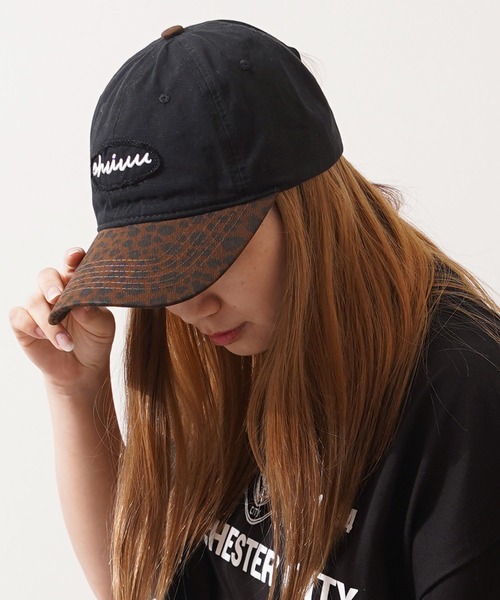 キャップ 帽子 レオパード バイザー ヴィンテージ カーブキャップ