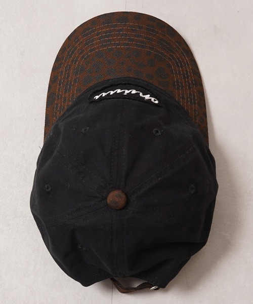 キャップ 帽子 レオパード バイザー ヴィンテージ カーブキャップ