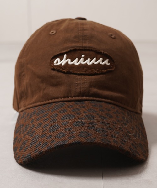 キャップ 帽子 レオパード バイザー ヴィンテージ カーブキャップ