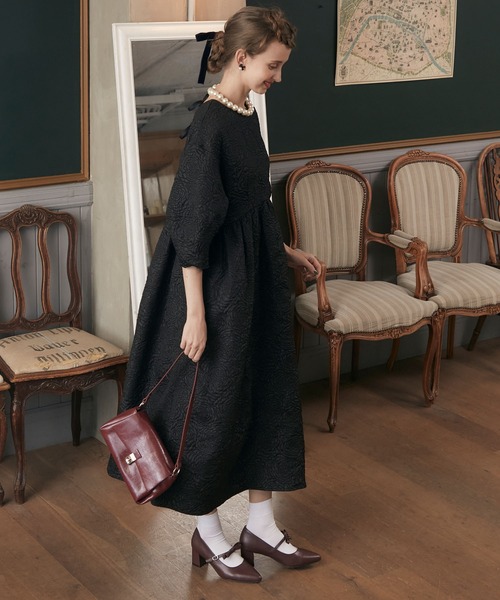 BONLECILL noir パンプス 「BONLECILL noir」ポインテッドトゥチャン