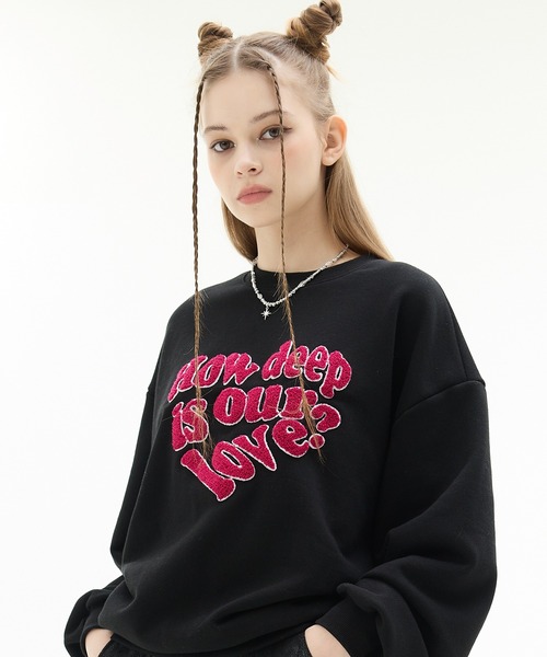 トレーナー スウェット VL BOUCLE LOGO MTM レディース
