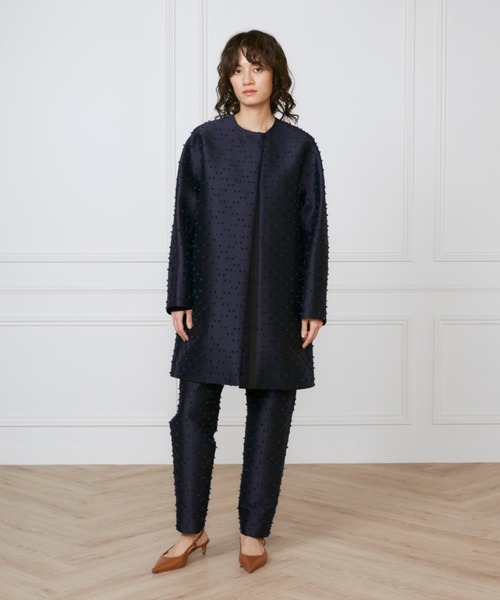 INED パンツ ジャガードパンツ「la veille by SUPERIOR CLOSET