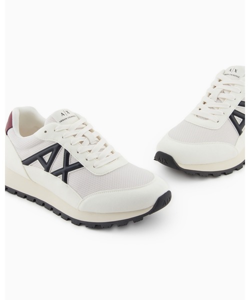 ARMANI EXCHANGE スニーカー 「A|X アルマーニ エクスチェンジ」AXロゴ