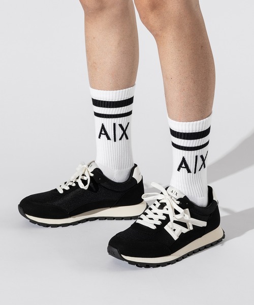 ARMANI EXCHANGE スニーカー 「A|X アルマーニ エクスチェンジ」AXロゴ