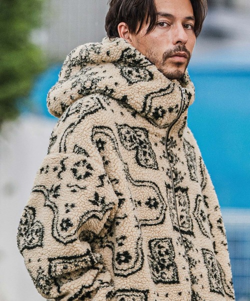 CAMBIO（カンビオ） コート ジャケット mj10918-Oversized Hooded Boa