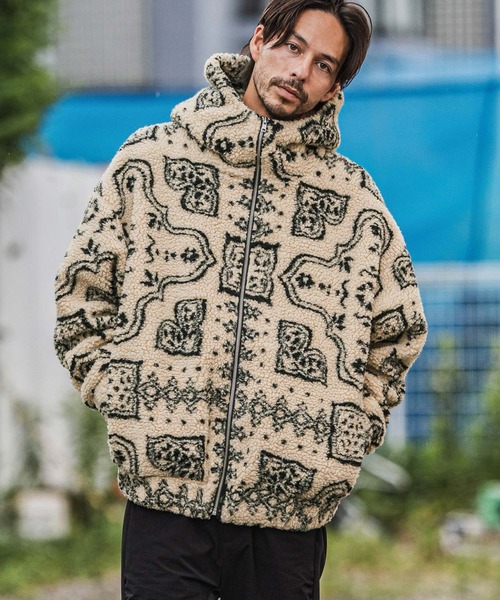 CAMBIO（カンビオ） コート ジャケット mj10918-Oversized Hooded Boa