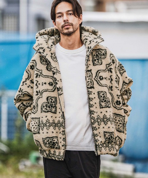 CAMBIO（カンビオ） コート ジャケット mj10918-Oversized Hooded Boa