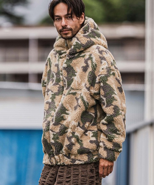 CAMBIO（カンビオ） コート ジャケット mj10918-Oversized Hooded Boa