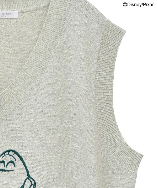 Disney（ディズニー） ベスト ジレ TOY STORY / 刺繍Vネックニット