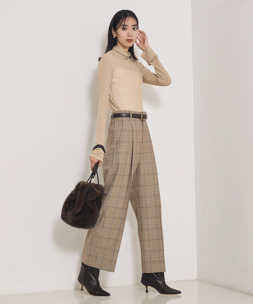 qualite（カリテ） tシャツ シアーテレコプルオーバー/秋服/冬服