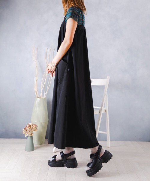 「attagirl」 ヒールサンダル LL ブラック レディース_画像8