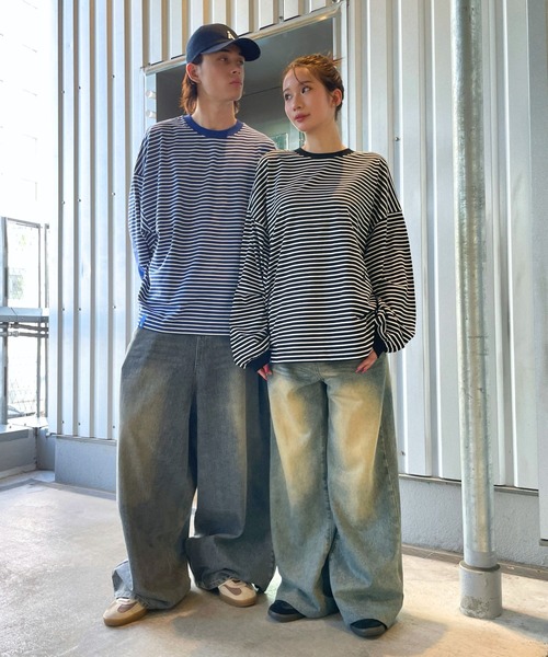 ALAND tシャツ 「UNISEX」ALAND／ボーダーロンT レディース メンズ