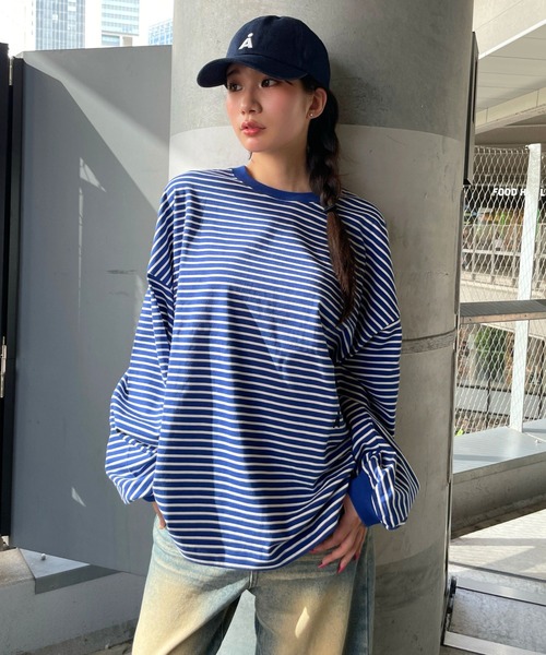 ALAND tシャツ 「UNISEX」ALAND／ボーダーロンT レディース メンズ