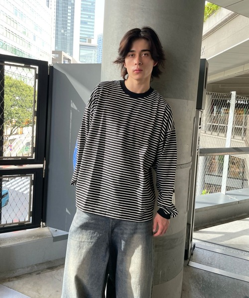 ALAND tシャツ 「UNISEX」ALAND／ボーダーロンT レディース メンズ