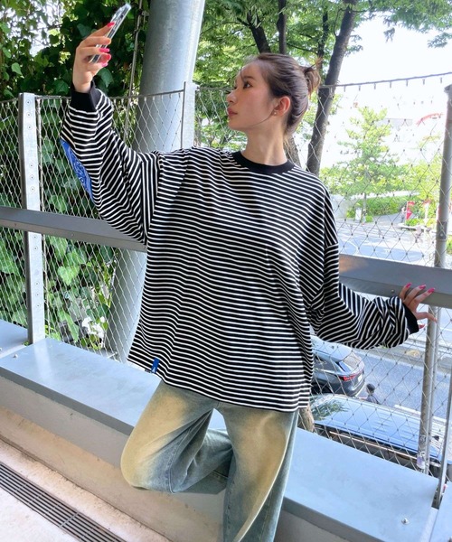 ALOUND Tシャツ ボーダー　アラウンド　alound tシャツ 14080281-a.jpg?v=1763800950