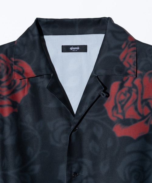 glamb（グラム） シャツ Rose Blur Shirt / ローズブラーシャツ メンズ