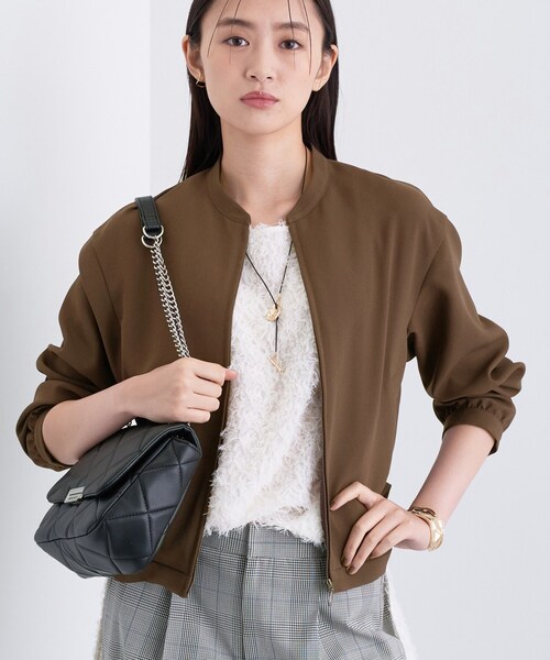 INDIVI（インディヴィ） ブルゾン アウター 「洗える／UVケア／吸汗速