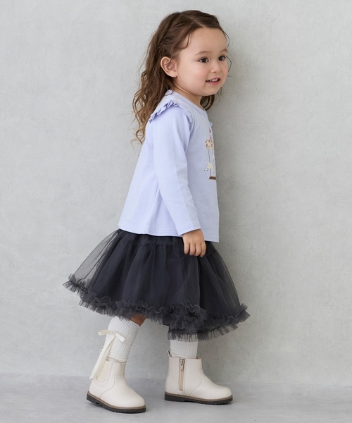 petit main スカート チュールスカート キッズ 子供服 女の子