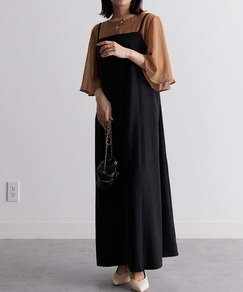 「RANAN」 半袖ブラウス L ブラック レディース_画像9