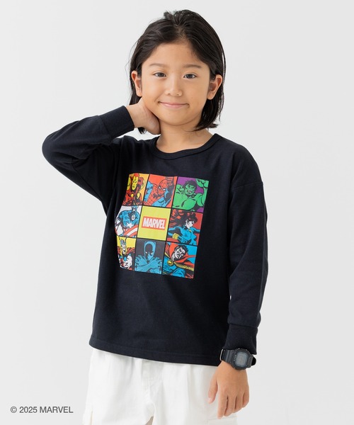MARVEL（マーベル） tシャツ 「マーベル」長袖Tシャツ キッズ 子供服