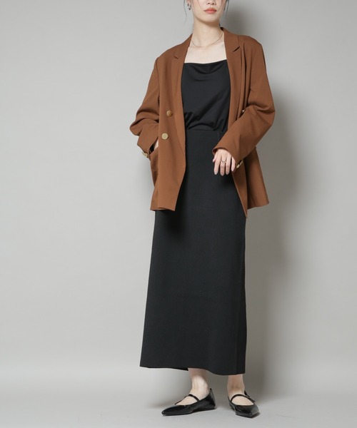 総針スカート NANO universe（ナノ・ユニバース） スカート 毛玉抑制総針スカート