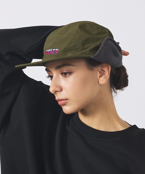 ポーラ専用 POLeR（ポーラー） キャップ 帽子 「POLER / ポーラー」NYLON FLAP CAP