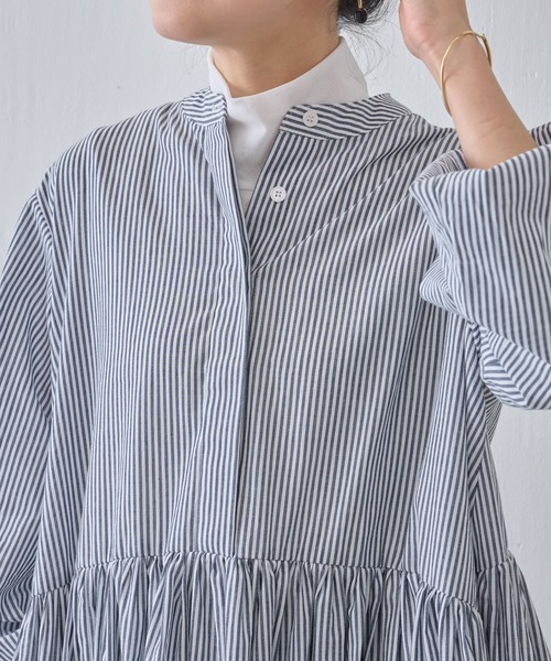 BEARDSLEY（ビアズリー） 長袖ワンピース 1 ネイビー レディース