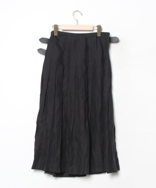 「O'NEIL of DUBLIN」 プリーツスカート X-SMALL ブラック レディース_画像2