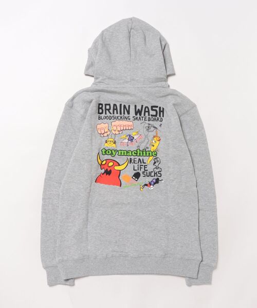 TOY MACHINE（トイマシーン） パーカー BRAIN WASH Paka キッズ