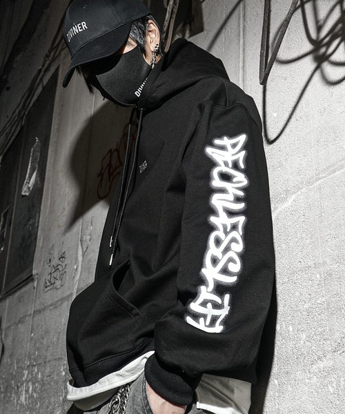 DIVINER（ディバイナー） パーカー 「BlackLetter」Triple Pattern