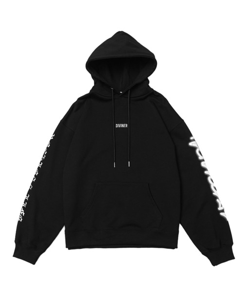 DIVINER（ディバイナー） パーカー 「BlackLetter」Triple Pattern