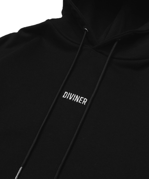 DIVINER（ディバイナー） パーカー 「BlackLetter」Triple Pattern