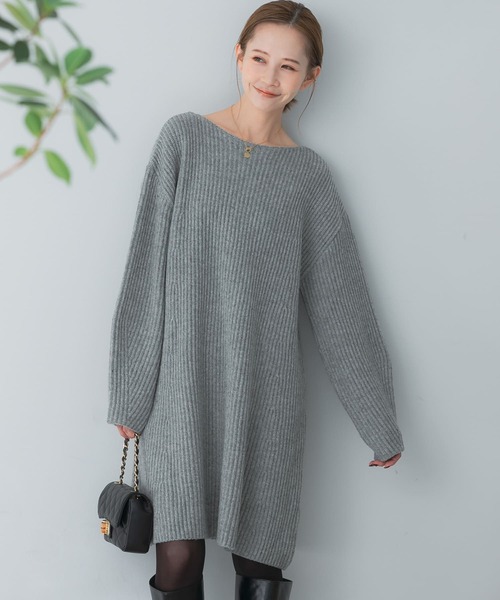 URBAN RESEARCH ROSSO ７着まとめ売り　ワンピース　ニット等 WEB限定』畦ニットミニワンピース | アーバンリサーチ ロッソ(URBAN