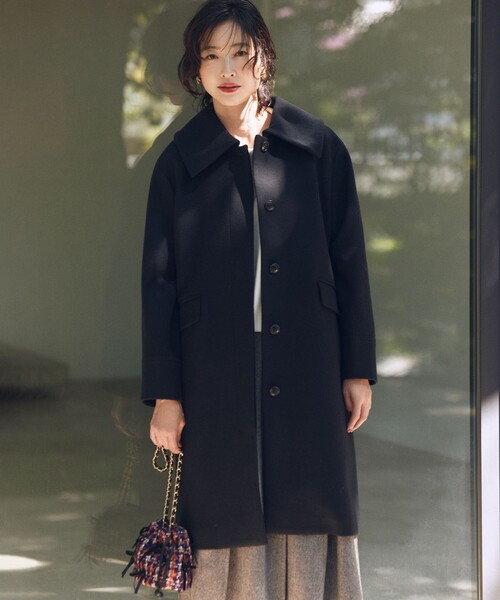 組曲（KUMIKYOKU） ステンカラーコート コート ウールモッサステン