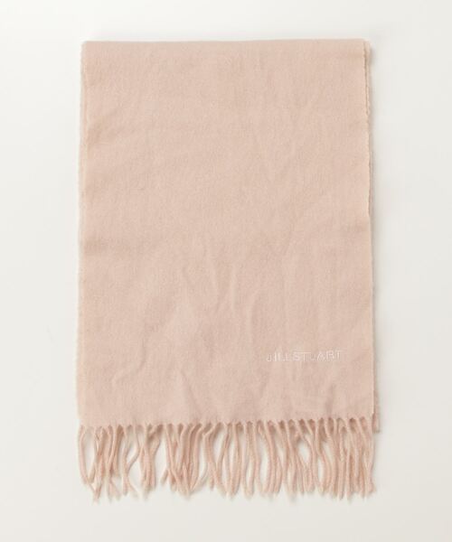 JILL STUART（ジルスチュアート） 刺繍マフラー - ピンク レディース