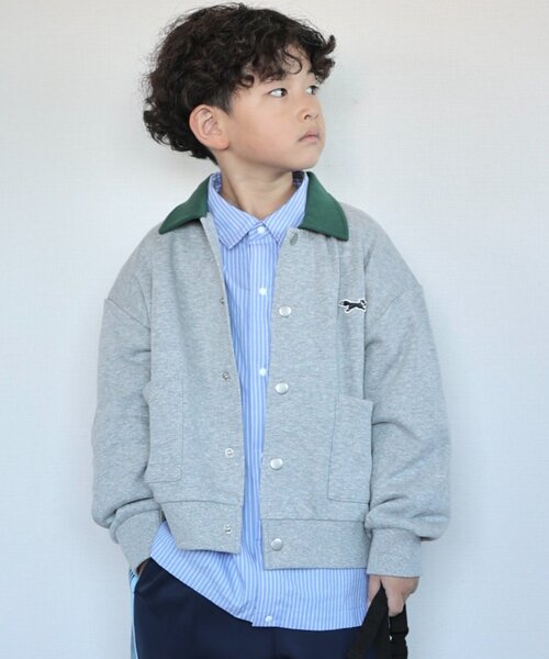 PENNEYS（ペニーズ） カーディガン 「KIDS」「FOX×TYPY」配色襟付き